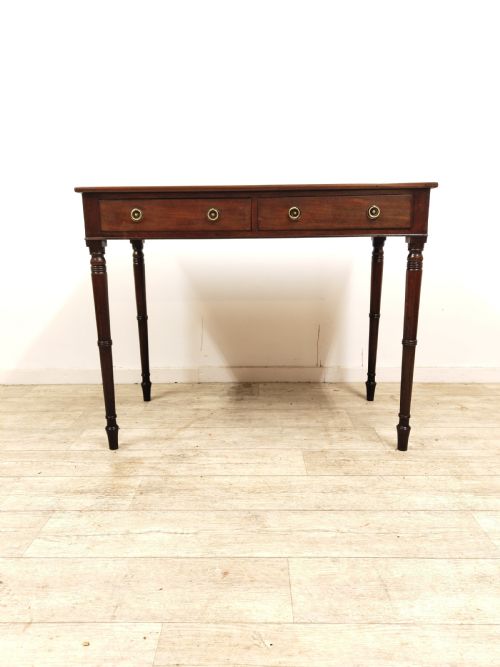 ANTIQUE REGENCY SOLID MAHOGANY SIDE HALL TABLE - ADDITIONAL PHOTO 8
