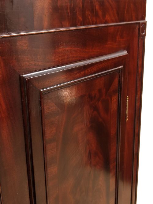 ANTIQUE REGENCY MAHOGANY 8 DAY LONG CASE GRANDFATHER CLOCK BY JOHN TODD OF GLASGOW - ADDITIONAL PHOTO 3