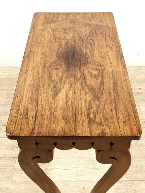 ANTIQUE EARLY 19TH CENTURY ROSEWOOD CONSOLE SIDE HALL TABLE - ADDITIONAL PHOTO 15