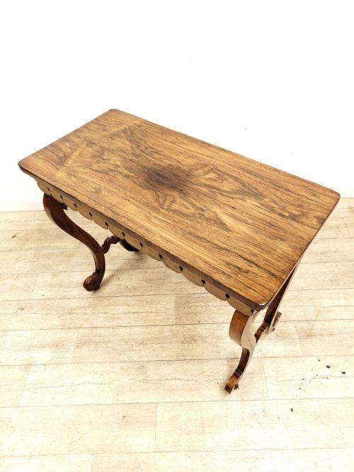 ANTIQUE EARLY 19TH CENTURY ROSEWOOD CONSOLE SIDE HALL TABLE - ADDITIONAL PHOTO 16