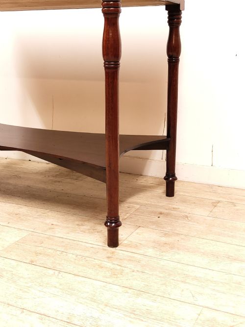 ANTIQUE GEORGIAN SOLID MAHOGANY DOUBLE HIS HERS WASH STAND - ADDITIONAL PHOTO 2