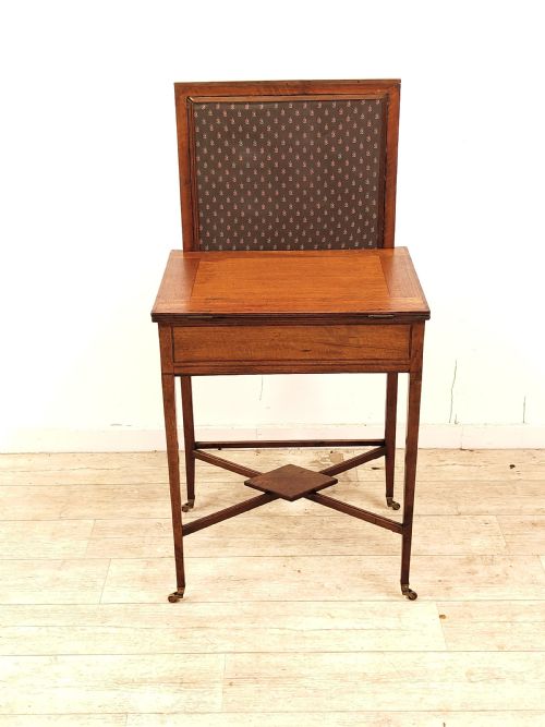 ANTIQUE GEORGIAN SOLID MAHOGANY READING ARCHITECT TABLE - ADDITIONAL PHOTO 1