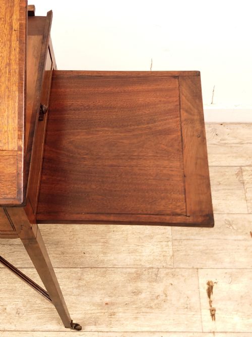 ANTIQUE GEORGIAN SOLID MAHOGANY READING ARCHITECT TABLE - ADDITIONAL PHOTO 7