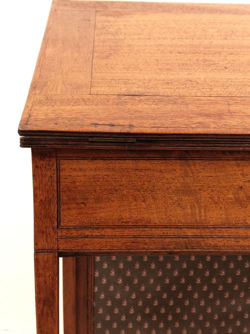 ANTIQUE GEORGIAN SOLID MAHOGANY READING ARCHITECT TABLE - ADDITIONAL PHOTO 9