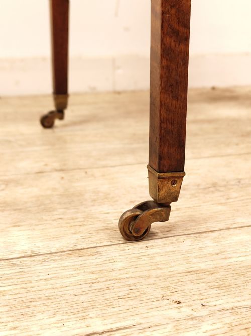 ANTIQUE GEORGIAN SOLID MAHOGANY READING ARCHITECT TABLE - ADDITIONAL PHOTO 14