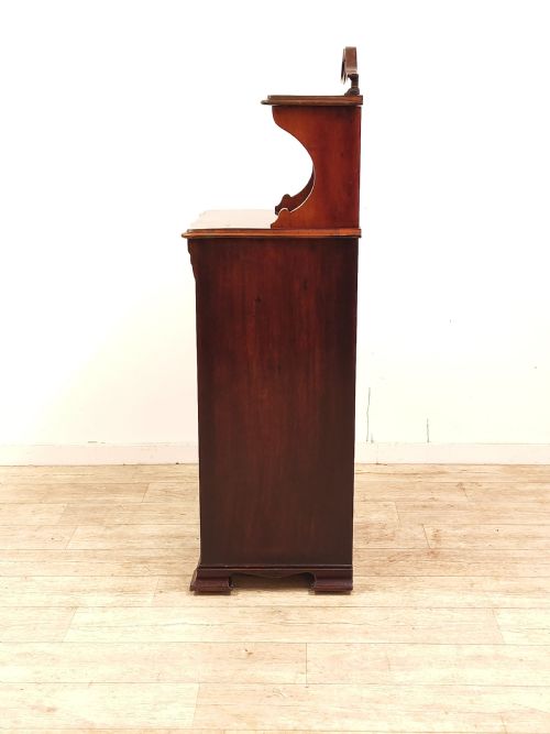 ANTIQUE EDWARDIAN WALNUT MUSIC CABINET - ADDITIONAL PHOTO 15