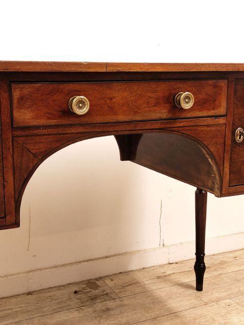 ANTIQUE GEORGIAN REGENCY SOLID MAHOGANY HALL SIDE TABLE - ADDITIONAL PHOTO 7