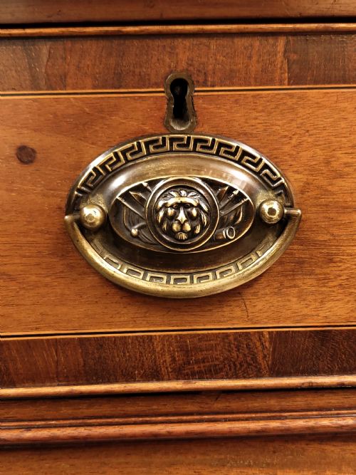 ANTIQUE EDWARDIAN MAHOGANY ASTRAGAL GLAZED ADJUSTABLE BOOKCASE ON CUPBOARD - ADDITIONAL PHOTO 9
