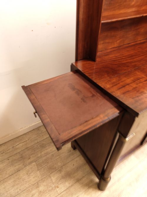 ANTIQUE EARLY 19TH CENTURY FRENCH MAHOGANY BUFFET DRINKS SIDEBOARD - ADDITIONAL PHOTO 8