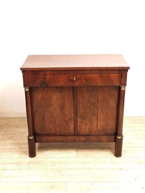 ANTIQUE EARLY 19TH CENTURY FRENCH MAHOGANY BUFFET DRINKS SIDEBOARD - ADDITIONAL PHOTO 9