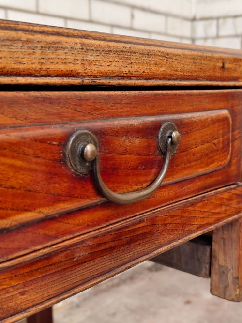 ANTIQUE 19TH CENTURY ANGLO CHINESE WRITING DESK TABLE - ADDITIONAL PHOTO 8