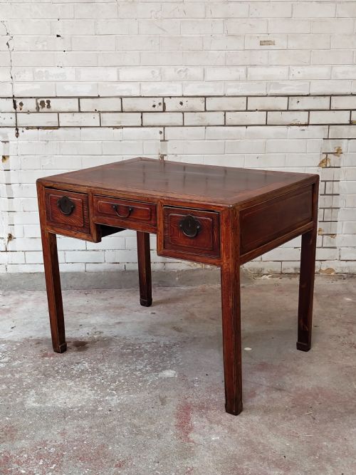 antique 19th century anglo chinese writing desk table - CATEGORY: ANTIQUE DESKS - DATED VICTORIAN