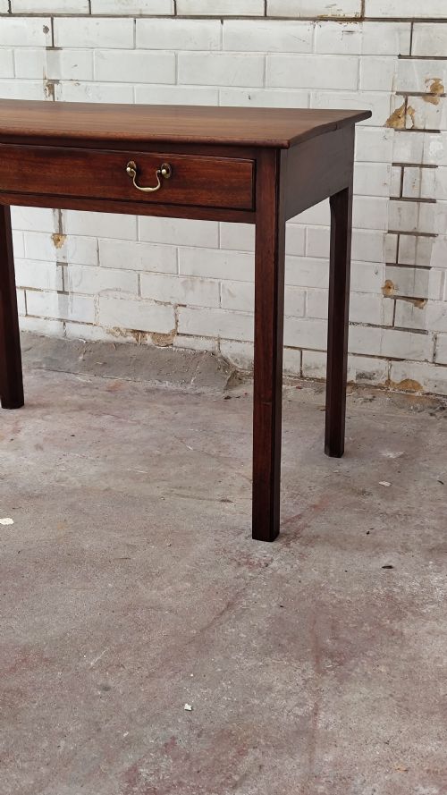 ANTIQUE 19TH CENTURY MAHOGANY SIDE HALL TABLE - ADDITIONAL PHOTO 2