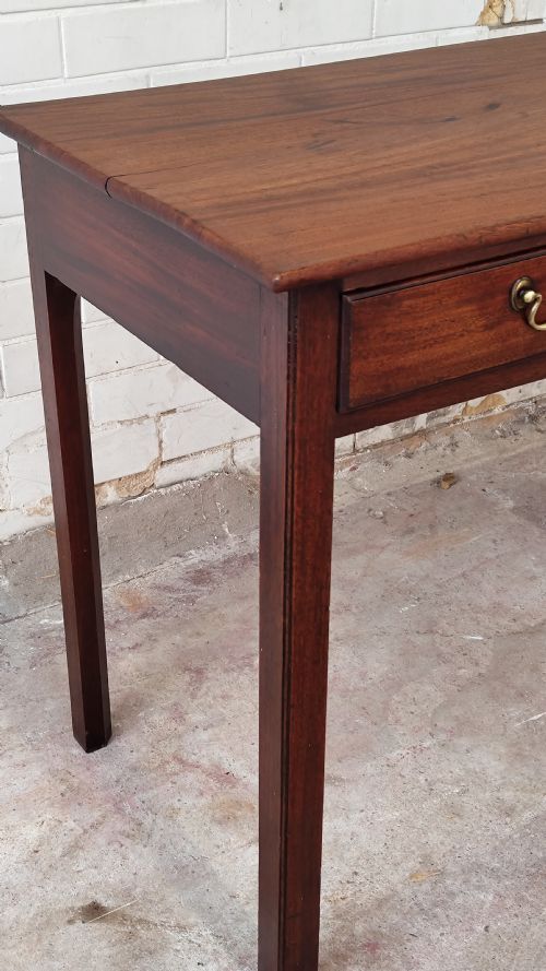 ANTIQUE 19TH CENTURY MAHOGANY SIDE HALL TABLE - ADDITIONAL PHOTO 5