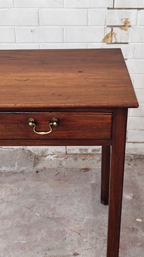 ANTIQUE 19TH CENTURY MAHOGANY SIDE HALL TABLE - ADDITIONAL PHOTO 11