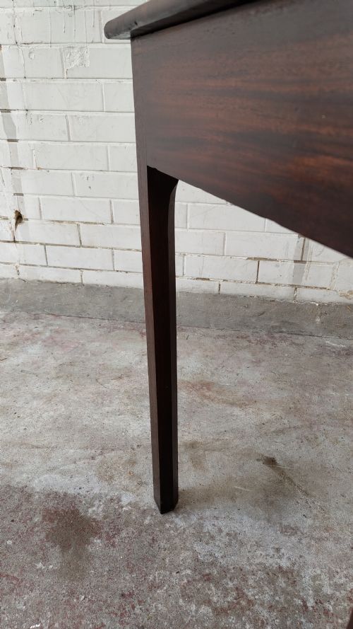 ANTIQUE 19TH CENTURY MAHOGANY SIDE HALL TABLE - ADDITIONAL PHOTO 12