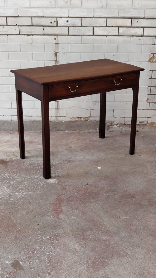 ANTIQUE 19TH CENTURY MAHOGANY SIDE HALL TABLE - ADDITIONAL PHOTO 13