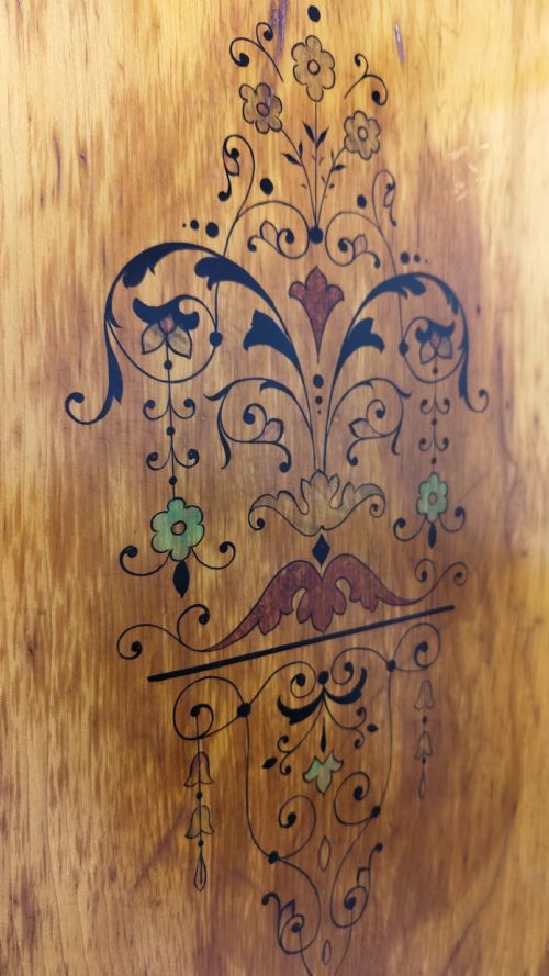 ANTIQUE VICTORIAN AESTHETIC PINE DOUBLE WARDROBE COMPACTUM ARMOIRE - ADDITIONAL PHOTO 5