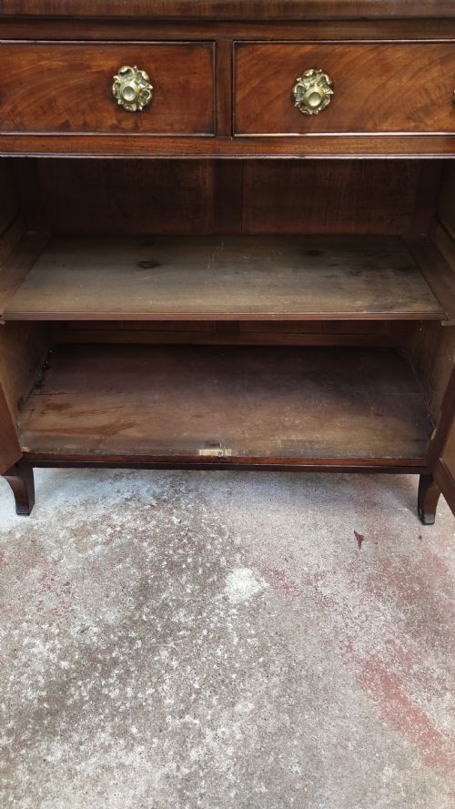 ANTIQUE REGENCY MAHOGANY CHIFFONIER SIDEBOARD - ADDITIONAL PHOTO 2