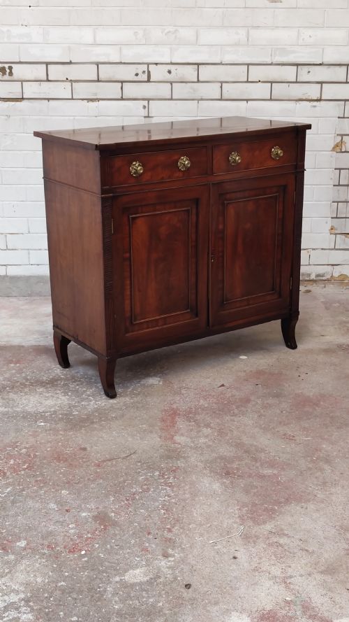 antique regency mahogany chiffonier sideboard - CATEGORY: ANTIQUE SIDEBOARDS - DATED REGENCY