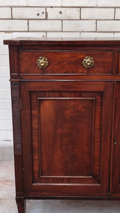 ANTIQUE REGENCY MAHOGANY CHIFFONIER SIDEBOARD - ADDITIONAL PHOTO 4
