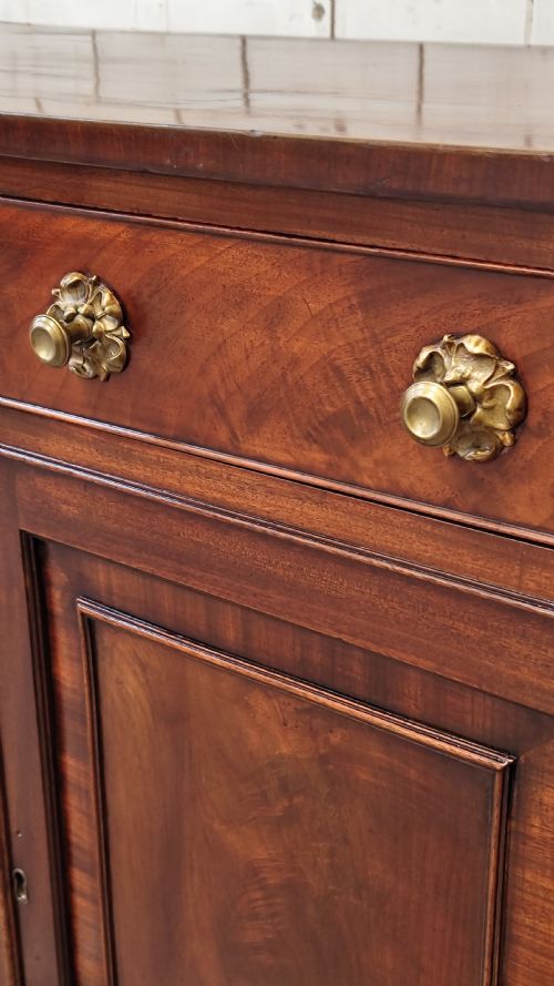 ANTIQUE REGENCY MAHOGANY CHIFFONIER SIDEBOARD - ADDITIONAL PHOTO 12
