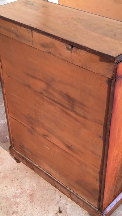 ANTIQUE VICTORIAN WALNUT PIER CABINET BOOKCASE - ADDITIONAL PHOTO 23