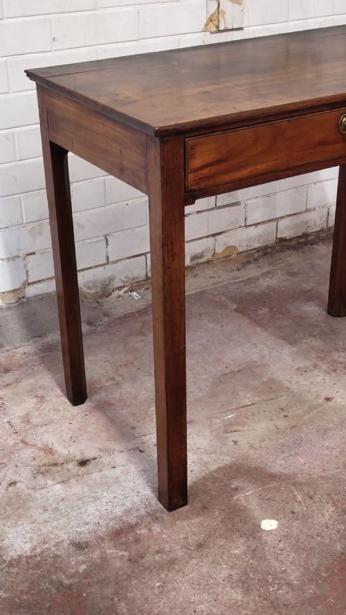 ANTIQUE 19TH CENTURY MAHOGANY HALL SIDE TABLE - ADDITIONAL PHOTO 8