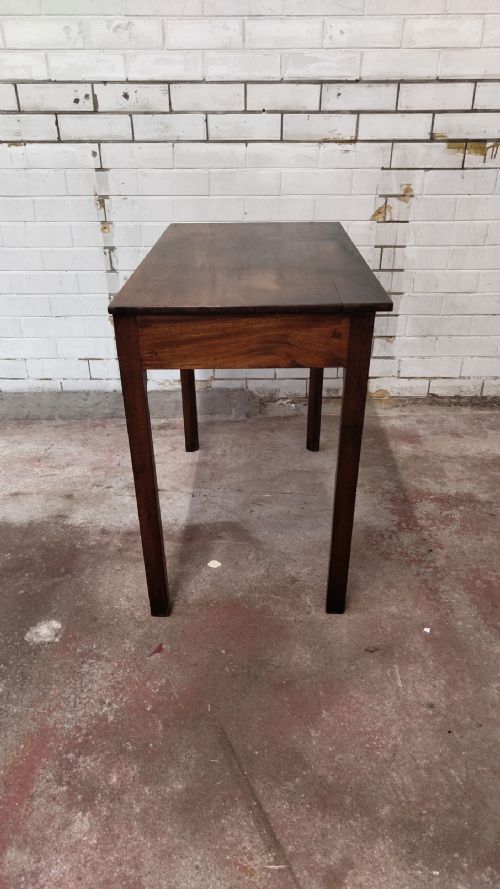 ANTIQUE 19TH CENTURY MAHOGANY HALL SIDE TABLE - ADDITIONAL PHOTO 6