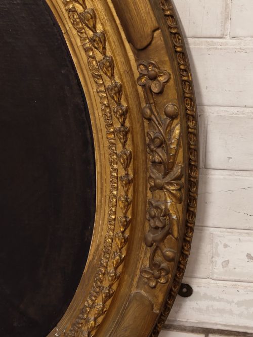 LARGE ANTIQUE EARLY GEORGIAN OIL ON CANVAS PORTRAIT OF AN UNKNOWN GENTLEMAN IN A PERUKE - ADDITIONAL PHOTO 3