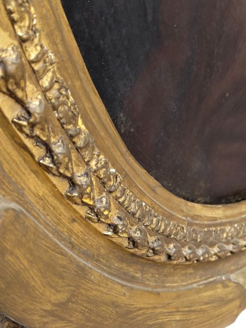 LARGE ANTIQUE EARLY GEORGIAN OIL ON CANVAS PORTRAIT OF AN UNKNOWN GENTLEMAN IN A PERUKE - ADDITIONAL PHOTO 8