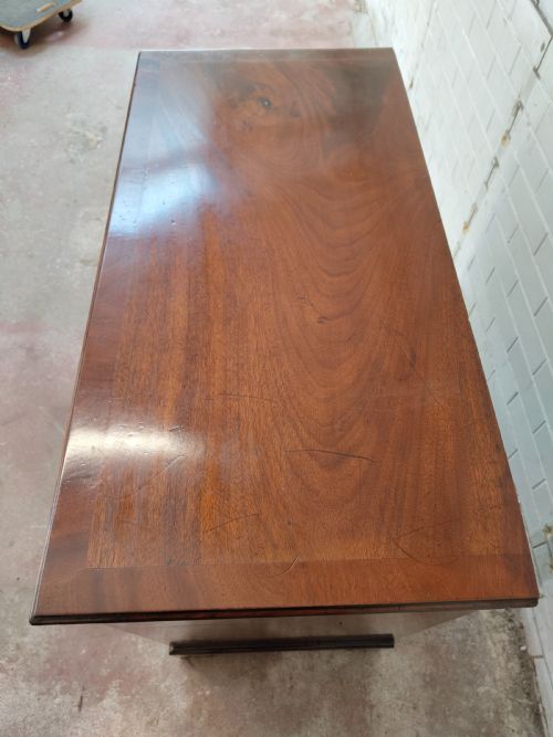 A GOOD ANTIQUE GEORGIAN MAHOGANY CHEST OF DRAWERS - ADDITIONAL PHOTO 11