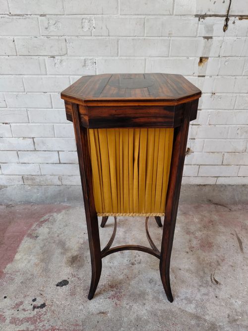 ANTIQUE 19TH CENTURY COROMANDEL WOOD WORK SEWING TABLE - ADDITIONAL PHOTO 11