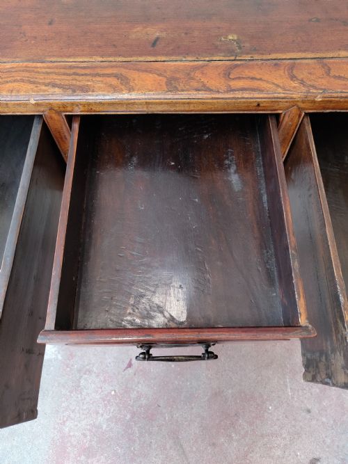 ANTIQUE 19TH CENTURY CHINESE EXPORT CALLIGRAPHY HOME OFFICE DESK - ADDITIONAL PHOTO 17