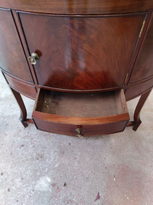 ANTIQUE GEORGIAN REGENCY SOLID MAHOGANY CORNER CUPBOARD STAND - ADDITIONAL PHOTO 1