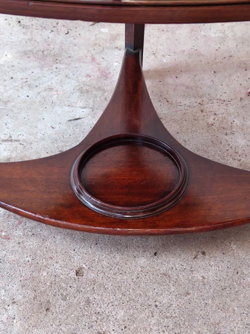 ANTIQUE GEORGIAN REGENCY SOLID MAHOGANY CORNER CUPBOARD STAND - ADDITIONAL PHOTO 3