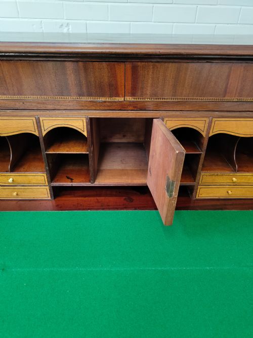ANTIQUE GEORGIAN REGENCY MAHOGANY SECRETAIRE CHEST OF DRAWERS - ADDITIONAL PHOTO 15