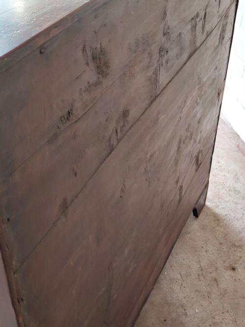 ANTIQUE GEORGIAN REGENCY MAHOGANY SECRETAIRE CHEST OF DRAWERS - ADDITIONAL PHOTO 21