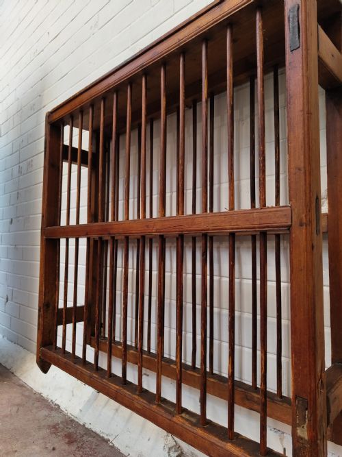ANTIQUE GEORGIAN COUNTRY PINE PLATE DRYING DISPLAY RACK - ADDITIONAL PHOTO 7