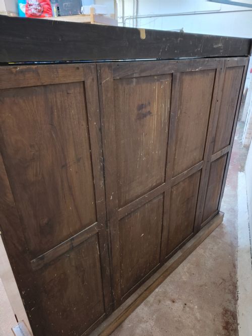 ANTIQUE VICTORIAN AESTHETIC MOVEMENT LARGE SOLID GOLDEN OAK FREE STANDING OPEN GLAZED ADJUSTABLE BOOKCASE - ADDITIONAL PHOTO 10