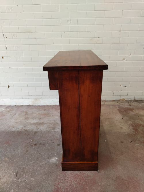 DIMINUTIVE ANTIQUE REGENCY EARLY VICTORIAN MAHOGANY CHIFFONIER CABINET - ADDITIONAL PHOTO 2