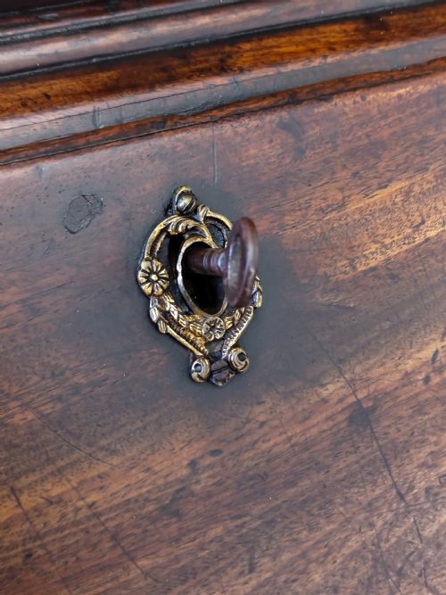 ANTIQUE GEORGE III COUNTRY HOUSE MAHOGANY BUREAU BOOKCASE - ADDITIONAL PHOTO 4