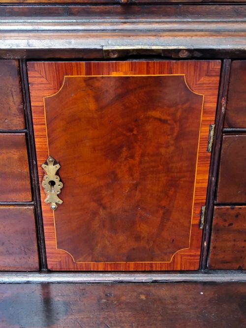 ANTIQUE GEORGE III COUNTRY HOUSE MAHOGANY BUREAU BOOKCASE - ADDITIONAL PHOTO 19