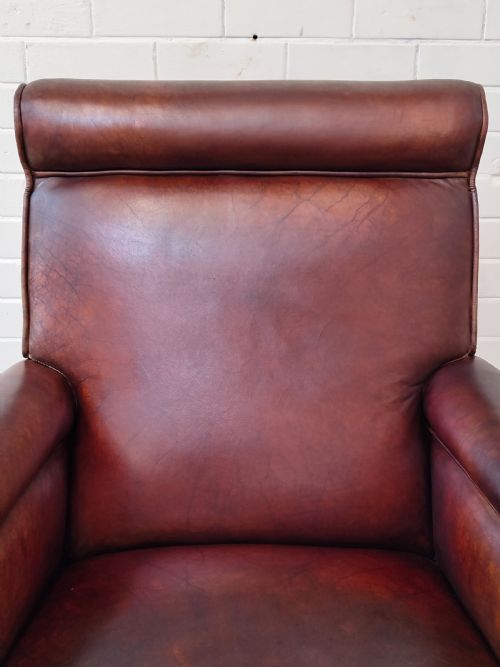 ANTIQUE VICTORIAN TAN LEATHER CHESTERFIELD GENTLEMAN'S LIBRARY FIRESIDE EASY ARMCHAIR - ADDITIONAL PHOTO 10