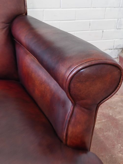ANTIQUE VICTORIAN TAN LEATHER CHESTERFIELD GENTLEMAN'S LIBRARY FIRESIDE EASY ARMCHAIR - ADDITIONAL PHOTO 11