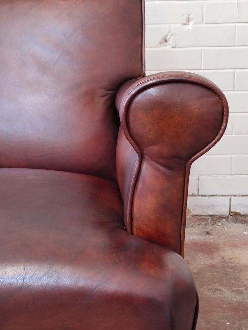 ANTIQUE VICTORIAN TAN LEATHER CHESTERFIELD GENTLEMAN'S LIBRARY FIRESIDE EASY ARMCHAIR - ADDITIONAL PHOTO 15