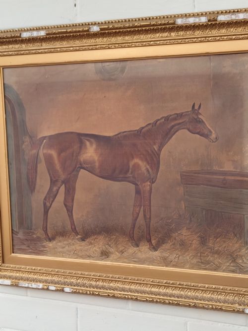 ANTIQUE SET OF THREE EARLY EDWARDIAN RACE HORSE EQUESTRIAN LITHOGRAPHS AFTER HARRY HALL - ADDITIONAL PHOTO 7