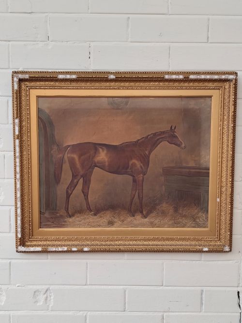 ANTIQUE SET OF THREE EARLY EDWARDIAN RACE HORSE EQUESTRIAN LITHOGRAPHS AFTER HARRY HALL - ADDITIONAL PHOTO 9