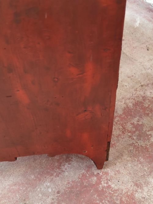 ANTIQUE MAHOGANY GEORGIAN CHEST OF DRAWERS - ADDITIONAL PHOTO 14