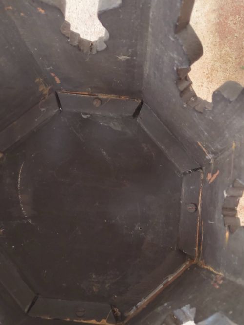ANTIQUE VICTORIAN LIBERTY CO HEXAGONAL INLAID MOORISH SYRIAN SIDE TABLE - ADDITIONAL PHOTO 12